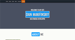 Desktop Screenshot of danmakfinsky.com